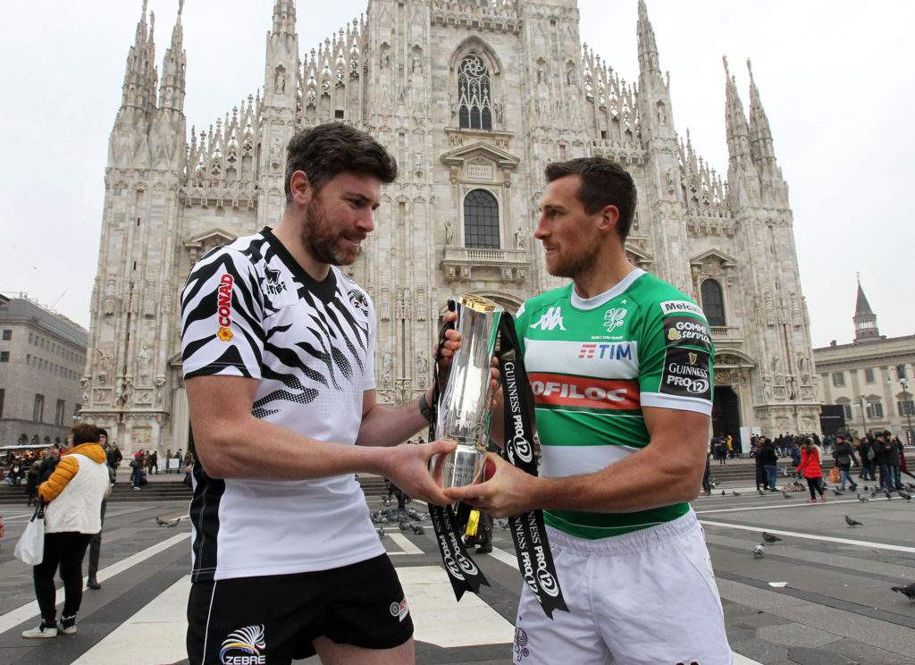 Milano, 19/12/2016, presentazione del derby fra Zebre e Benetton Treviso.