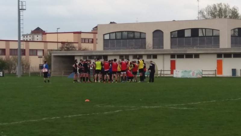 Zebre rugby allenamento