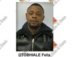 Otobhiale Tobhiale Felix, 33 anni, nigeriano